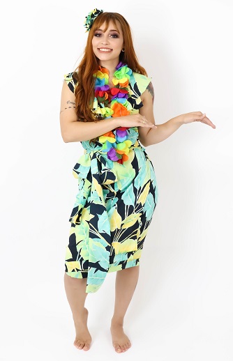 Havaiana Vestido Preto Verde